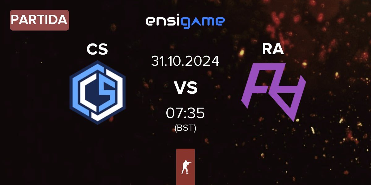 Partida CYBERSHOKE Esports CS vs Rare Atom RA | 31.10