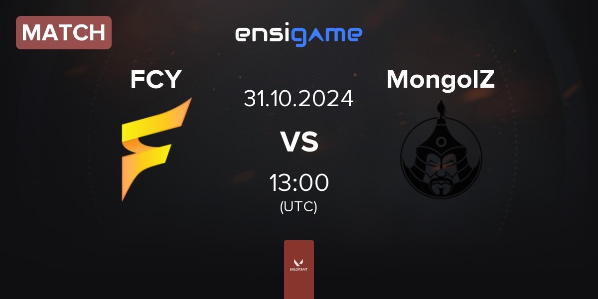 Match Fancy United Esports FCY vs The MongolZ MongolZ | 31.10