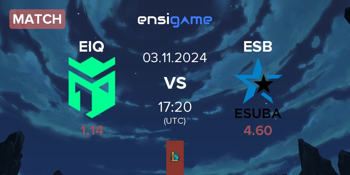 Match Entropiq EIQ vs eSuba ESB | 03.11