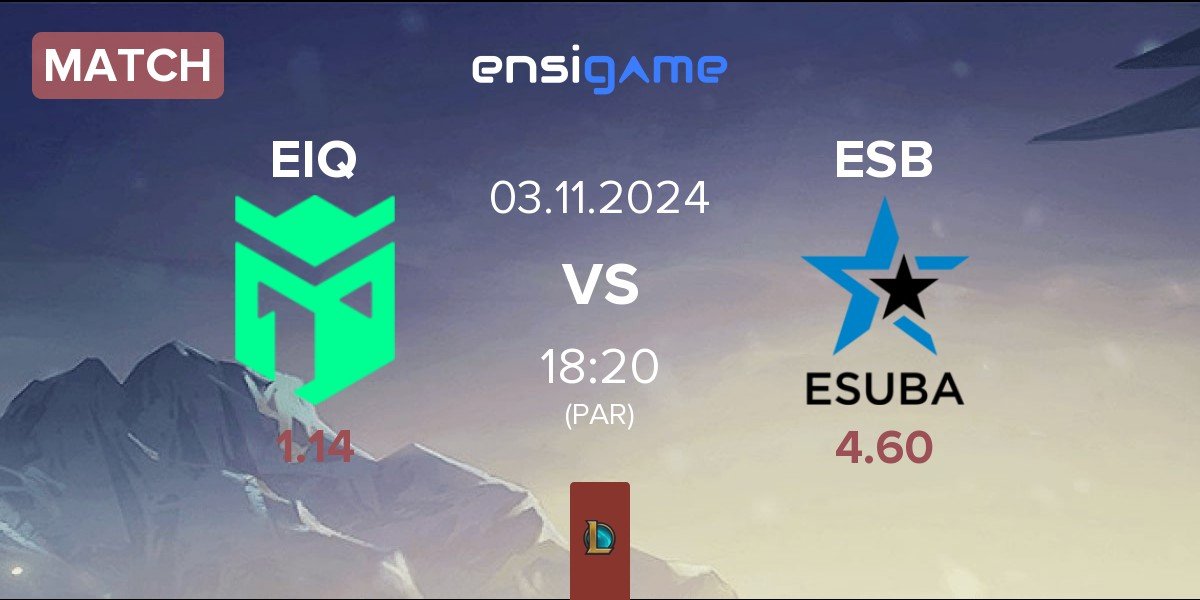 Match Entropiq EIQ vs eSuba ESB | 03.11