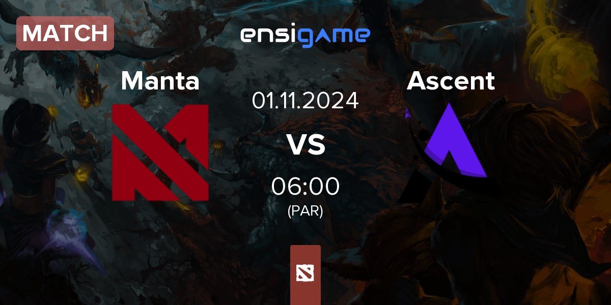 Match Manta Esports Manta vs Ascent Esports Ascent | 01.11