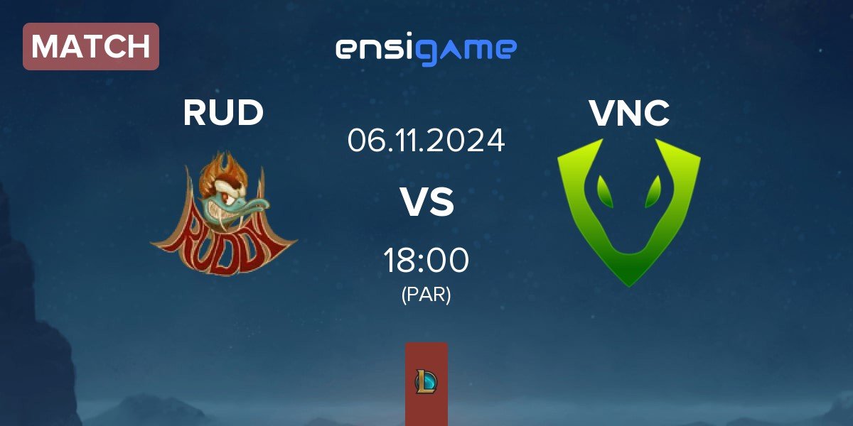 Match Ruddy Esports RUD vs Venomcrest Esports VNC | 06.11