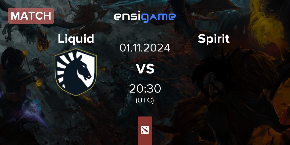 Match Team Liquid Liquid vs Team Spirit Spirit | 01.11