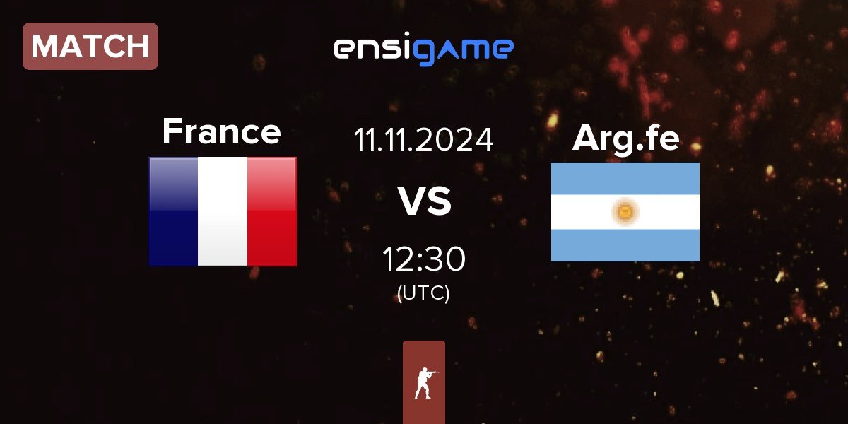 Match France FE FR.Fe vs Argentina fe Arg.fe | 11.11