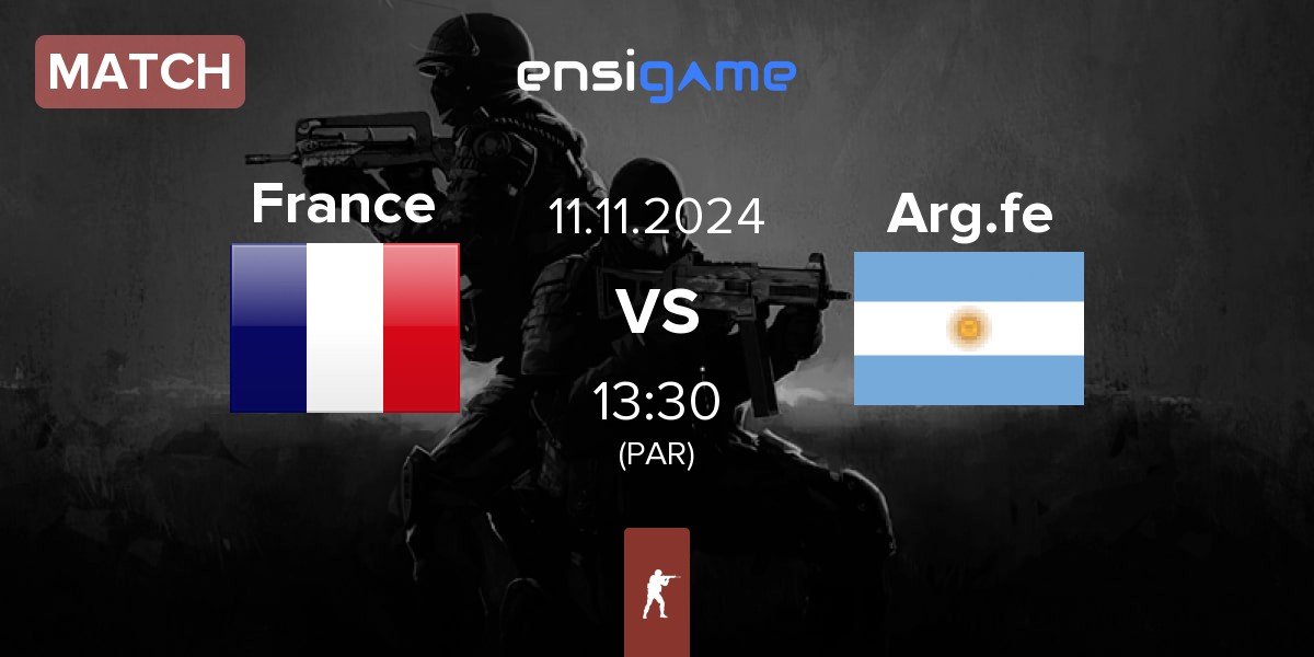 Match France FE FR.Fe vs Argentina fe Arg.fe | 11.11