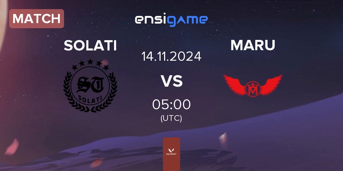 Match SOLATI vs Maru Gaming MARU | 14.11