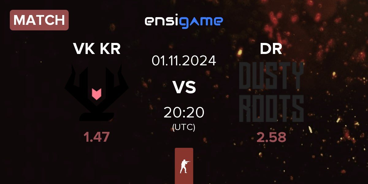 Match Vikings KR VK KR vs Dusty Roots DR | 01.11