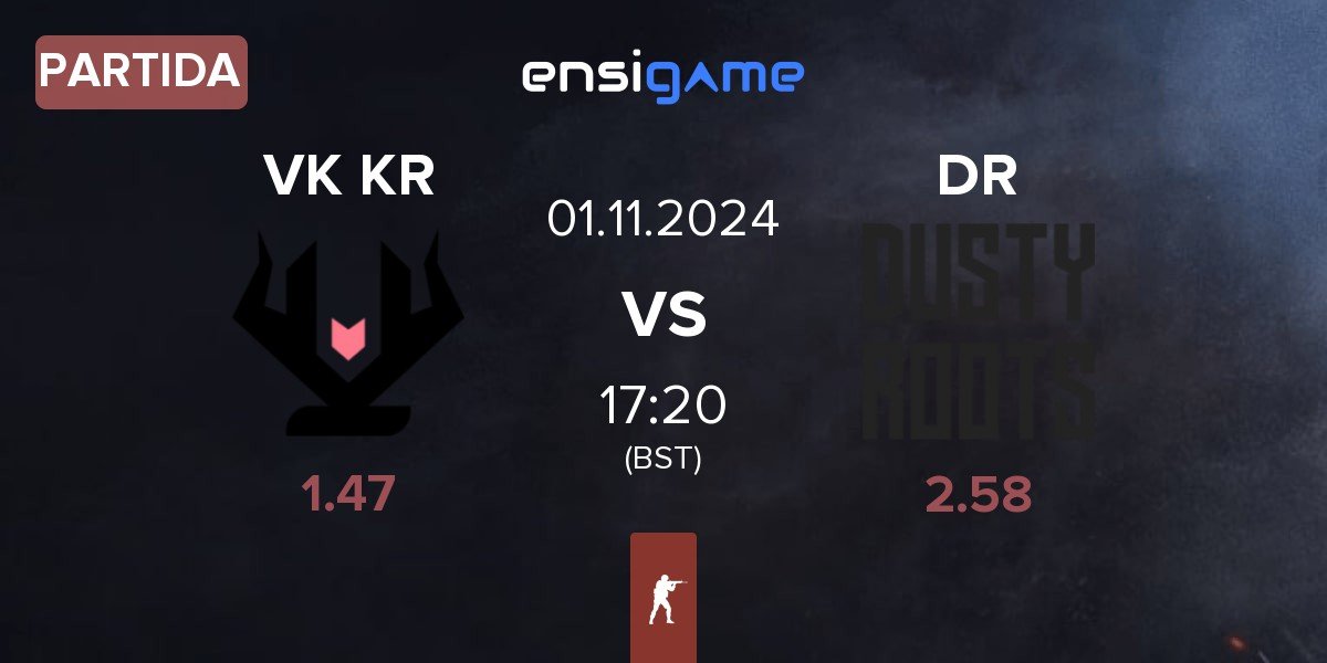 Partida Vikings KR VK KR vs Dusty Roots DR | 01.11