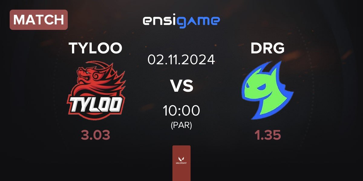 Match TYLOO vs Dragon Ranger Gaming DRG | 02.11