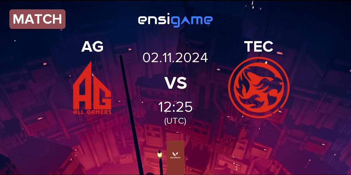 Match ALL GAMERS AG vs Titan Esports Club TEC | 02.11