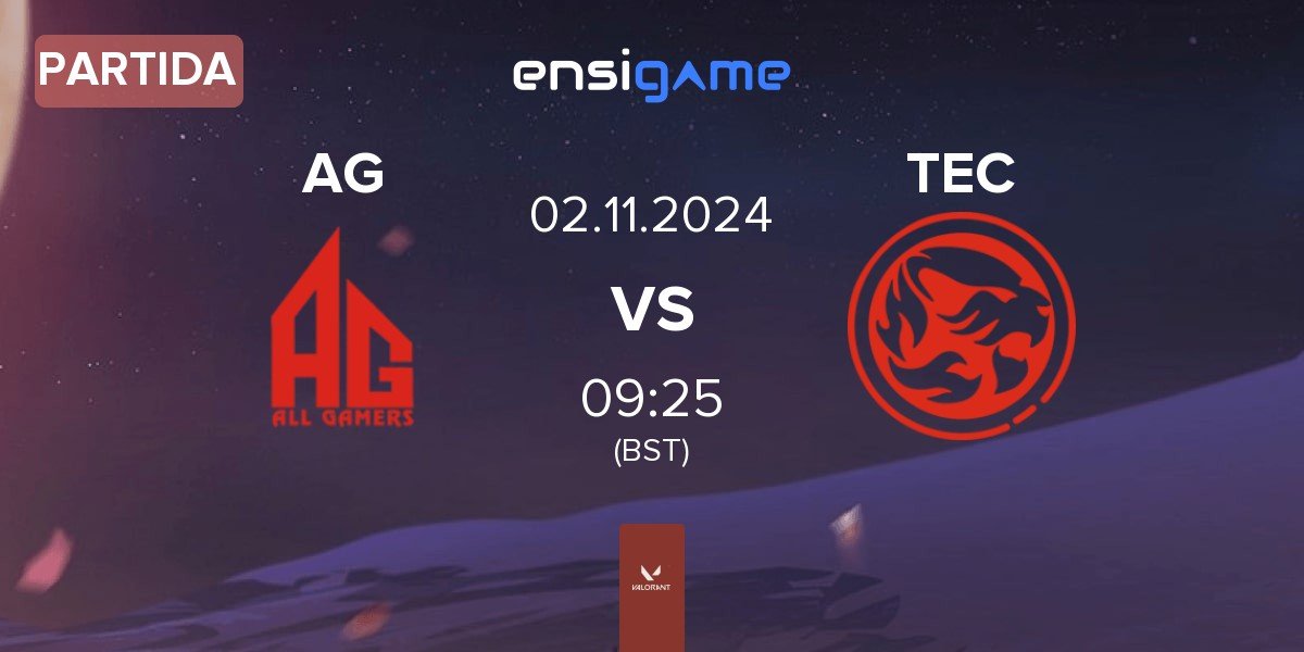 Partida ALL GAMERS AG vs Titan Esports Club TEC | 02.11