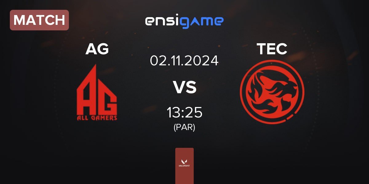 Match ALL GAMERS AG vs Titan Esports Club TEC | 02.11