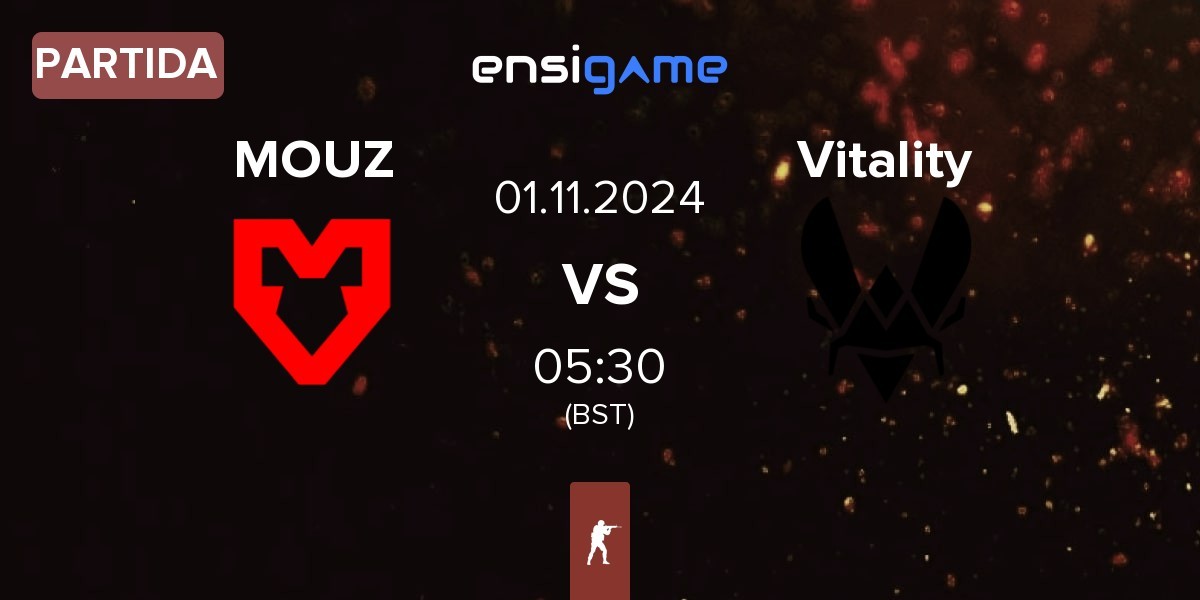 Partida MOUZ vs Team Vitality Vitality | 01.11