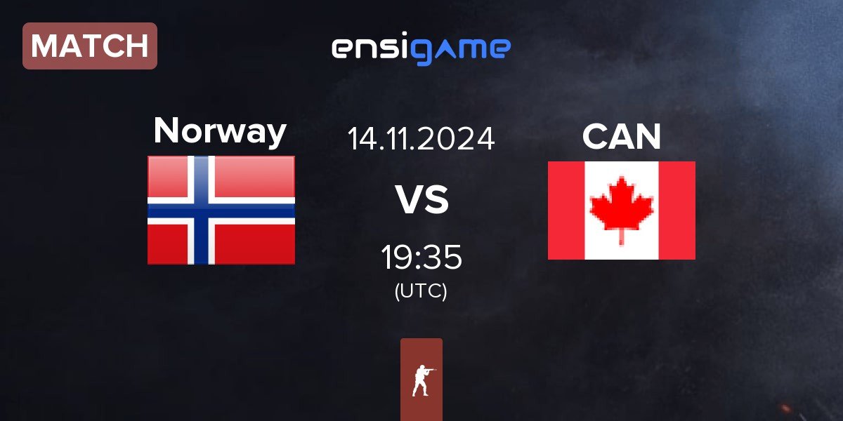 Match Norway vs Canada CAN | 14.11