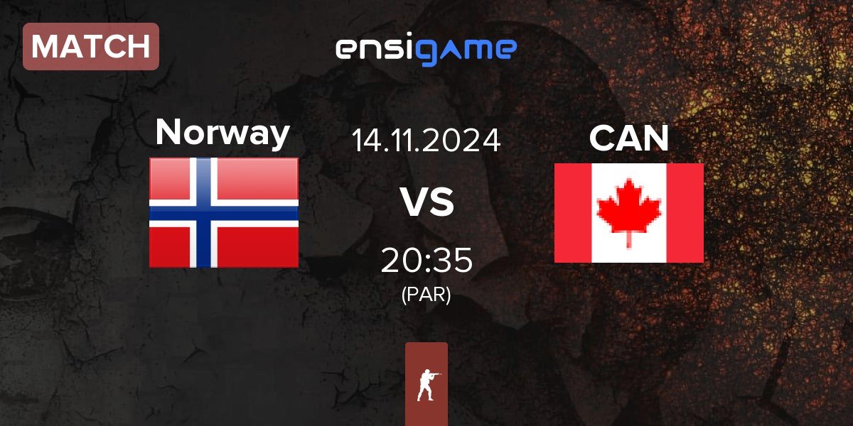 Match Norway vs Canada CAN | 14.11