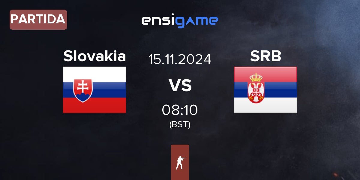 Partida Slovakia vs Serbia SRB | 15.11