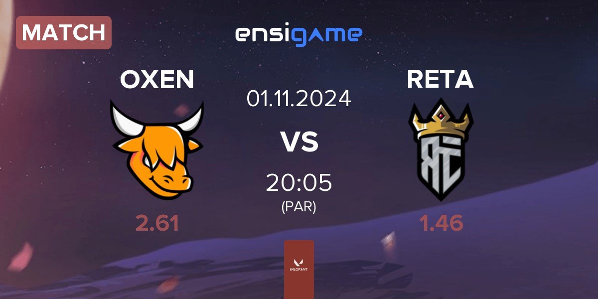 Match OXEN vs Reta Esports RETA | 01.11