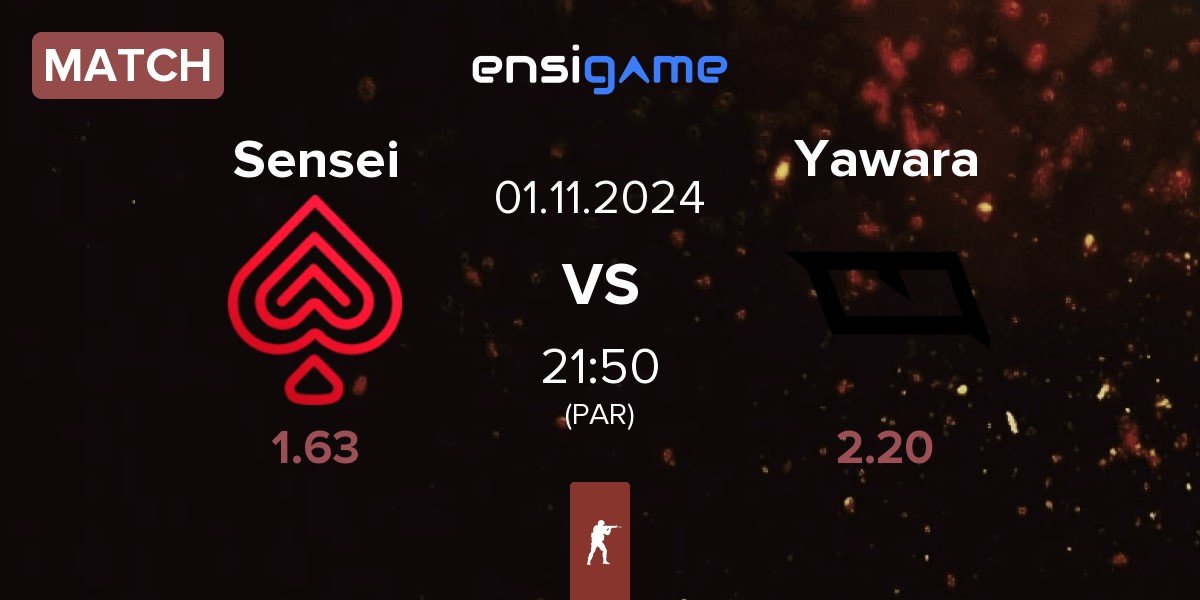 Match Sensei Team Sensei vs Yawara Esports Yawara | 01.11