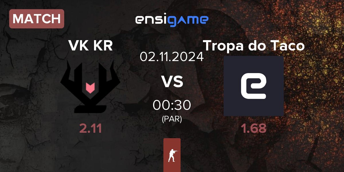 Match Vikings KR VK KR vs Tropa do Taco | 02.11