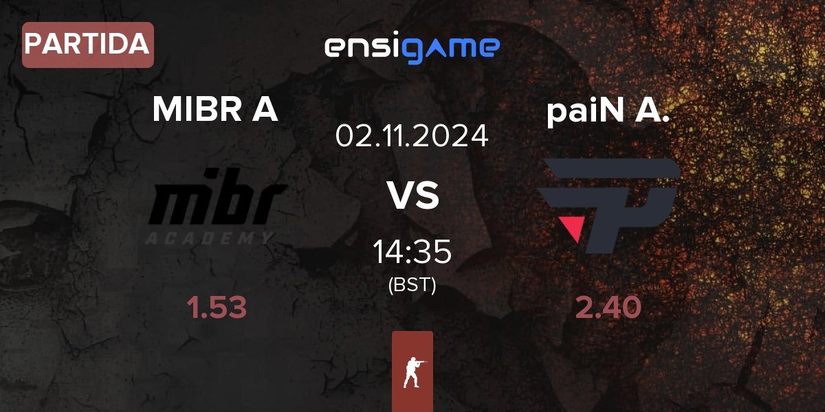 Partida MIBR Academy MIBR A vs paiN Academy paiN A. | 02.11