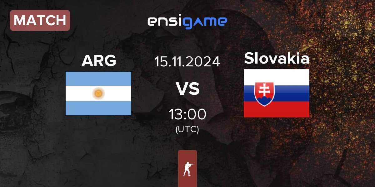 Match Argentina ARG vs Slovakia | 15.11