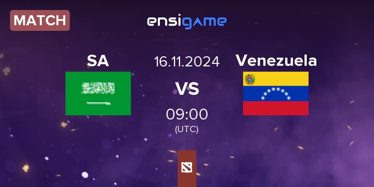 Match Saudi Arabia SA vs Venezuela | 16.11