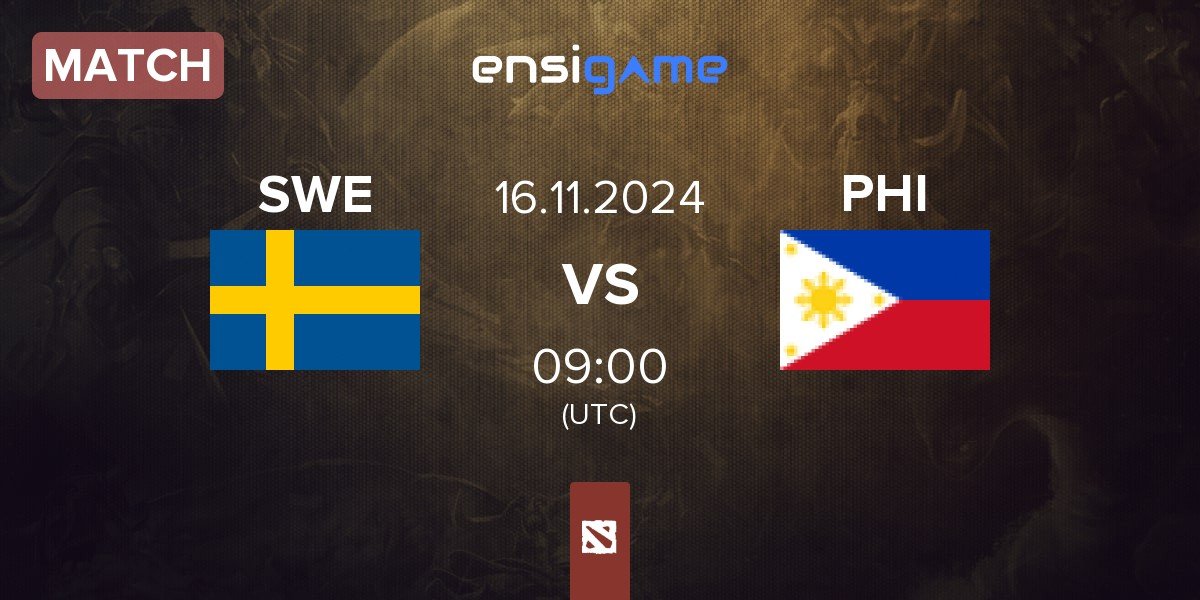 Match Sweden SWE vs Philippines PHI | 16.11