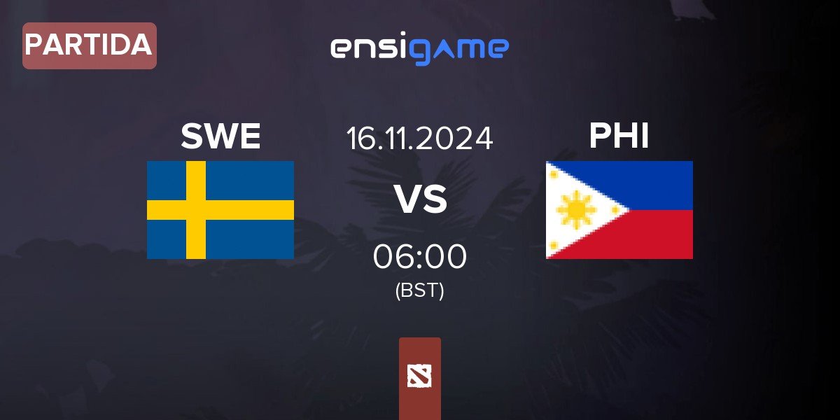 Partida Sweden SWE vs Philippines PHI | 16.11