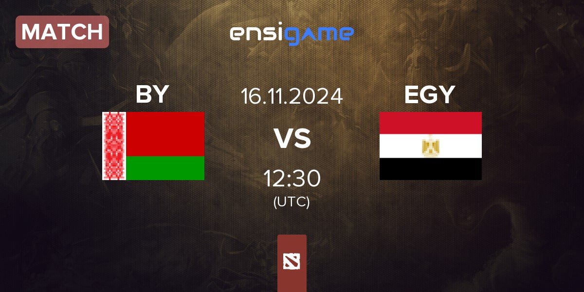 Match Belarus BY vs Egypt EGY | 16.11