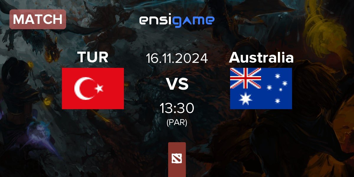 Match Turkey TUR vs Australia | 16.11