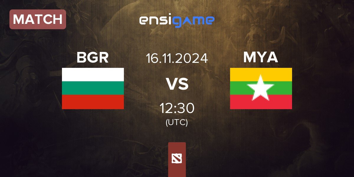 Match Bulgaria BGR vs Myanmar MYA | 16.11