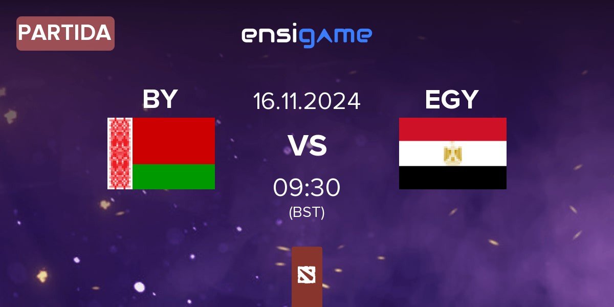 Partida Belarus BY vs Egypt EGY | 16.11