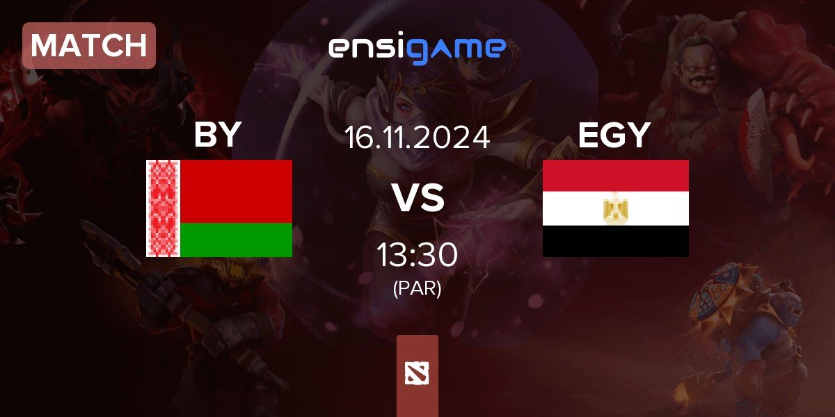 Match Belarus BY vs Egypt EGY | 16.11