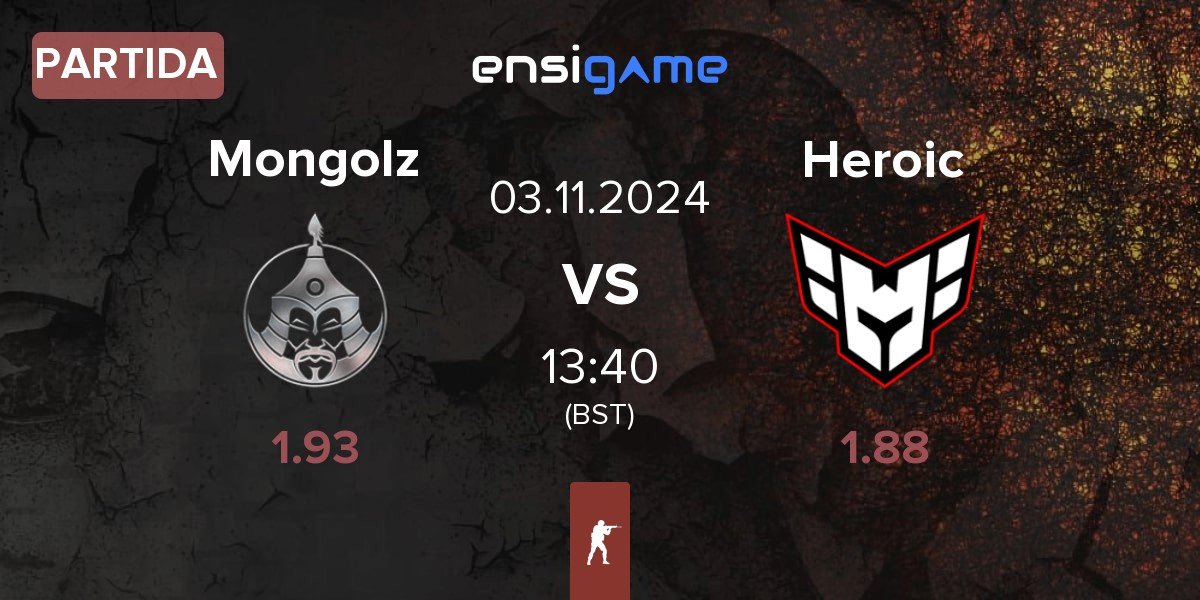 Partida The Mongolz Mongolz vs Heroic | 03.11