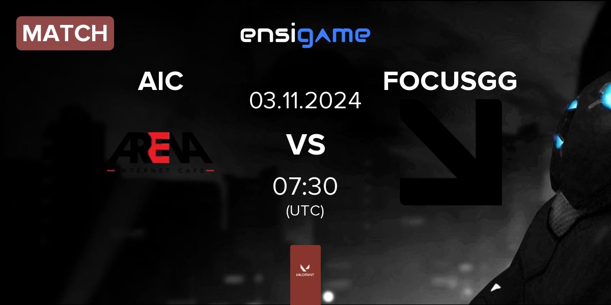 Match ARENA Internet Cafe AIC vs FOCUSGG | 03.11