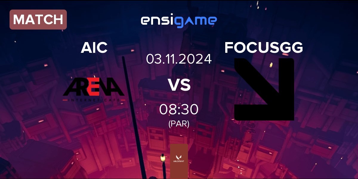 Match ARENA Internet Cafe AIC vs FOCUSGG | 03.11