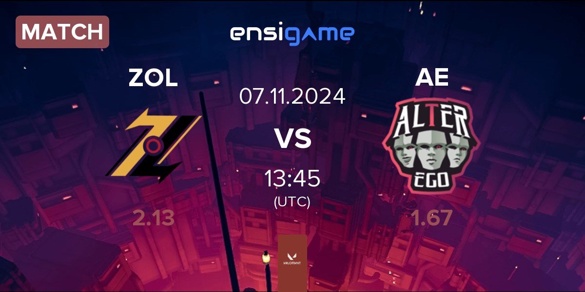 Match ZOL Esports ZOL vs Alter Ego AE | 07.11