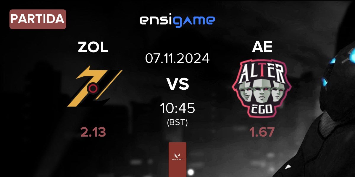 Partida ZOL Esports ZOL vs Alter Ego AE | 07.11