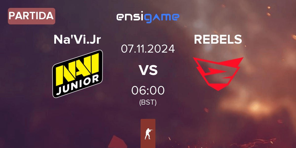 Partida Natus Vincere Junior Na'Vi.Jr vs Rebels Gaming REBELS | 07.11