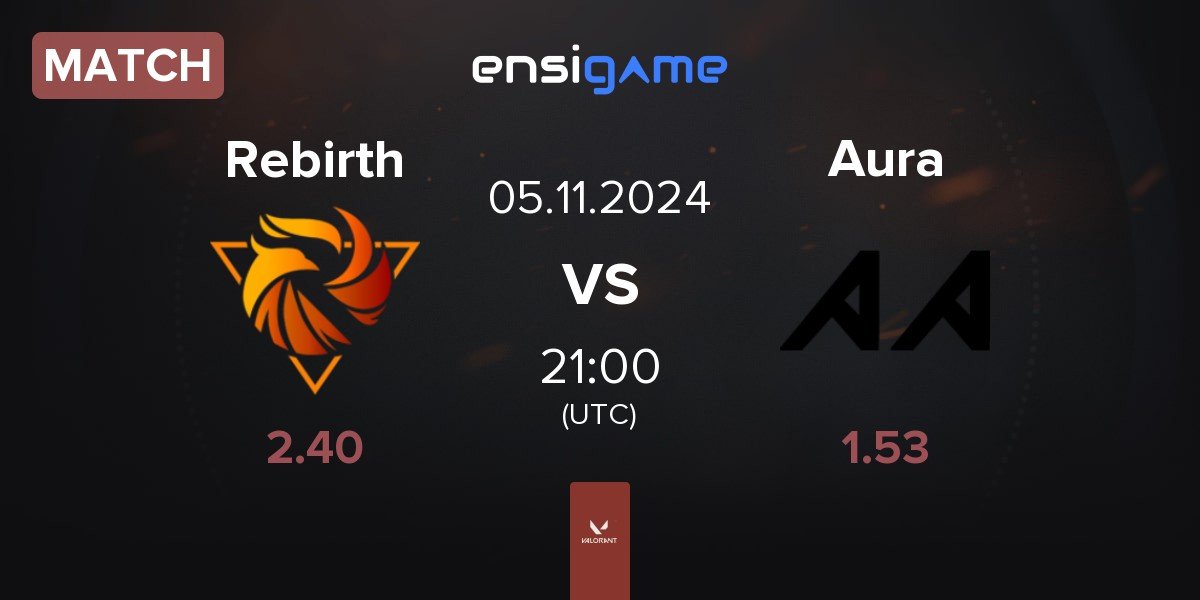 Match Rebirth Esports Rebirth vs Aura | 05.11