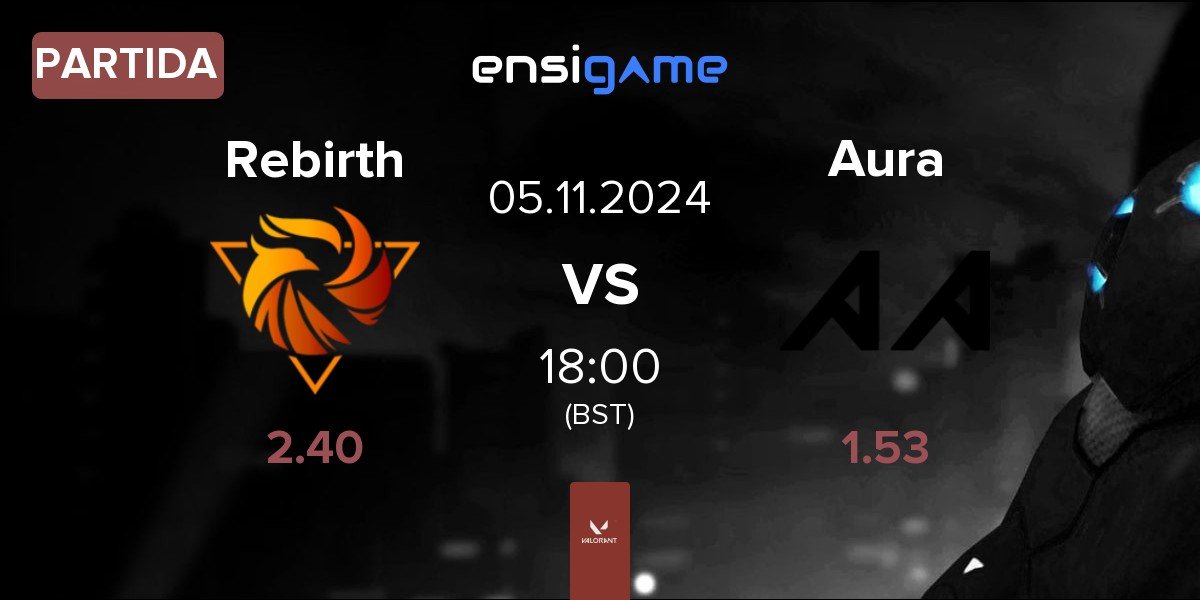 Partida Rebirth Esports Rebirth vs Aura | 05.11