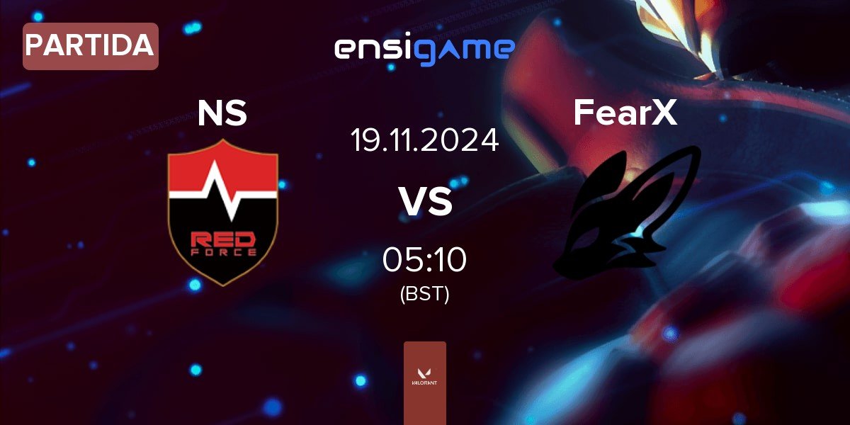 Partida Nongshim RedForce NS vs FearX | 19.11