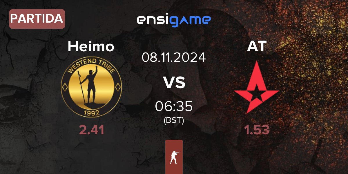 Partida Heimo Esports Heimo vs Astralis Talent AT | 08.11