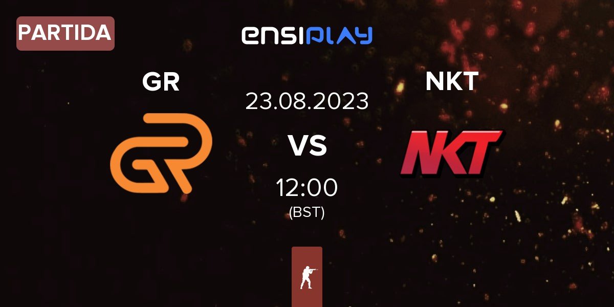 Partida GR Gaming GR vs Team NKT NKT | 31.10