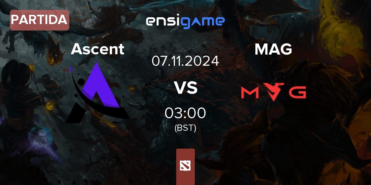 Partida Ascent Esports Ascent vs Myth Avenue Gaming MAG | 07.11