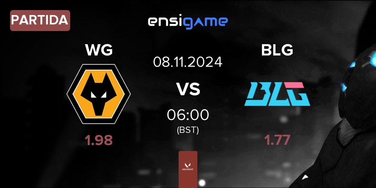 Partida Wolves Esports WG vs Bilibili Gaming BLG | 08.11