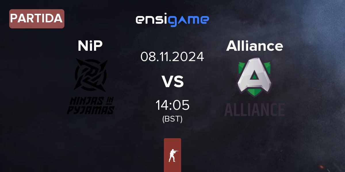 Partida Ninjas in Pyjamas NiP vs Alliance | 08.11