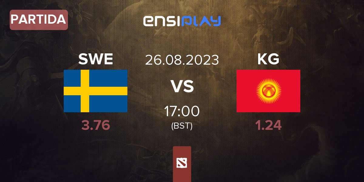 Partida Sweden SWE vs Kyrgyzstan KG | 26.08