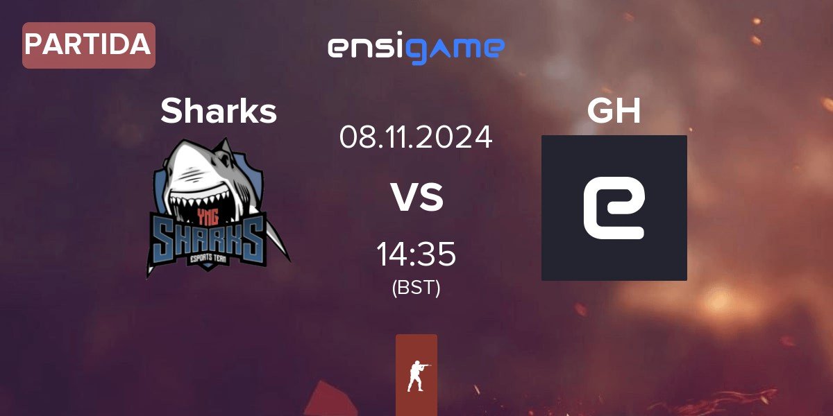 Partida Sharks Esports Sharks vs GameHunters GH | 08.11