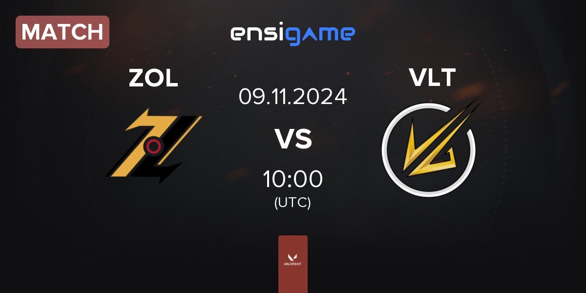 Match ZOL Esports ZOL vs Velocity Gaming VLT | 09.11